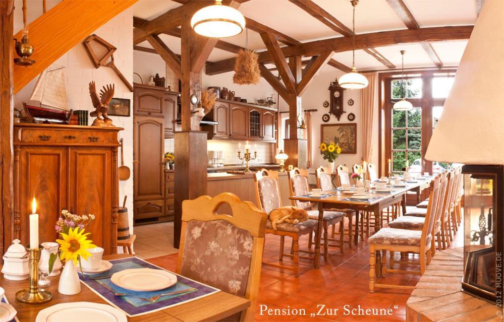 Pension Zur Scheune Plau am See Esterno foto